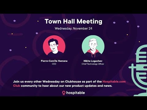 Town Hall meeting, November 24th, 2021