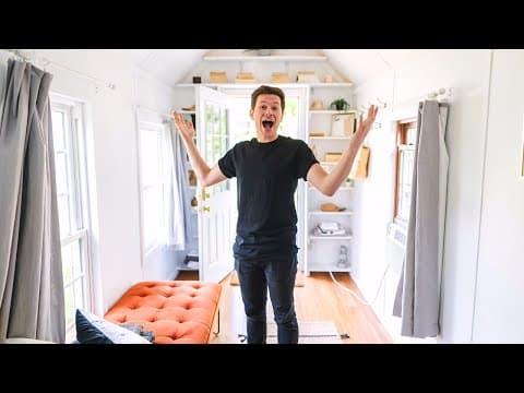TINY HOUSE TOUR - MODERN LIVING IN A TINY HOME