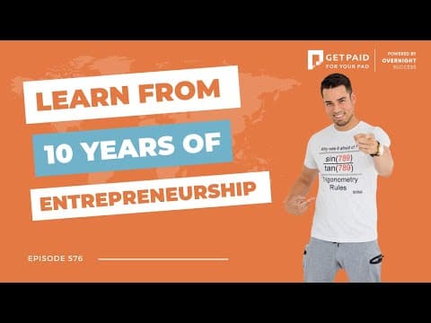 Learning lessons from 10 years of entrepreneurship  with  Huzefa Kapadia (Ep576 )