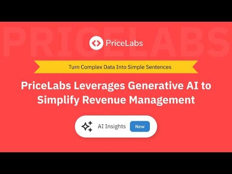 PriceLabs leverages Generative AI to simplify Revenue Management - Industry First