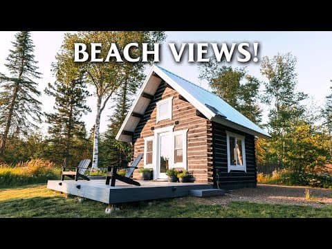300sqft Tiny House w/ Beach Views! - Patagonia Cabin Tour!