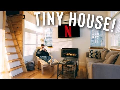 House Transformation to Tiny House! | Modern Minimalist Airbnb Tiny Home!