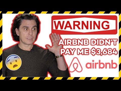 WARNING: Airbnb Didn't Pay Me $3,684 Last Year 😨!! (and how to make sure it doesn't happen to you)