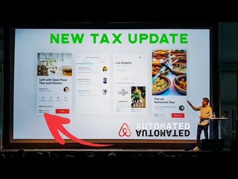 Airbnb Tax Update  Pros And Cons video