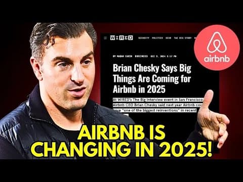 Reacting to Brian Chesky's BIG Airbnb changes in 2025 + What you need to do NOW!