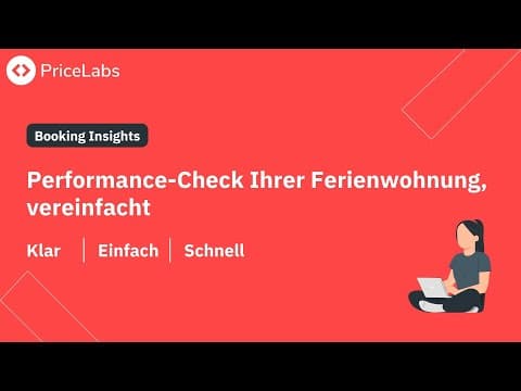 Sehen Sie die Performance Ihrer Ferienwohnung klar: Einführung von Booking Insights