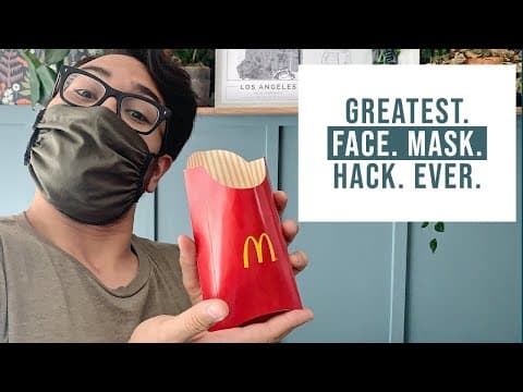 GENIUS HACK to make wearing a face mask SO MUCH BETTER!!