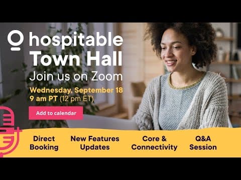 Hospitable Town Hall, September 18