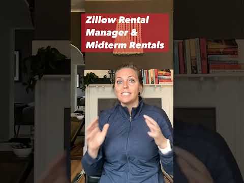Midterm Rentals & Zillow Rental Manager 🏠 #zillowrentals 🏠 #landlording 🏠#midtermrental 🏠 #shorts