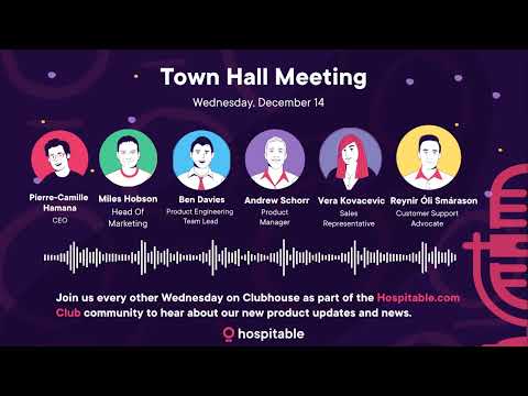 Hospitable Town Hall, January 25th