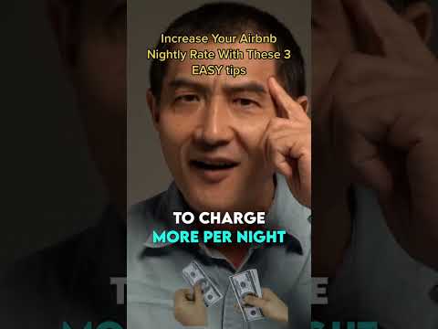 Increase your airbnb nightly rate with these 3 EASY tips! #shorts #airbnbowner #airbnbtips