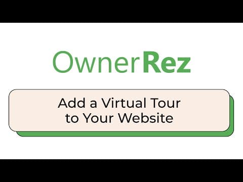Add a Virtual Tour to Your Website