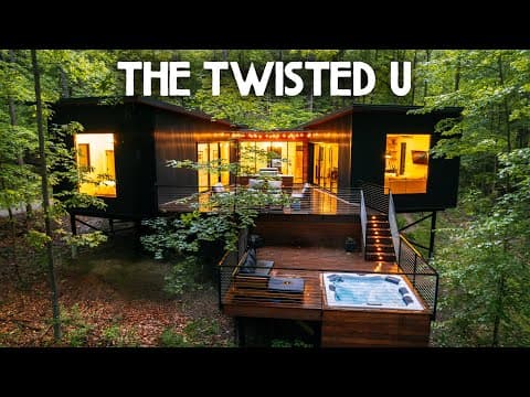 Never Before Seen Floor plan! Airbnb Cabin Tour!