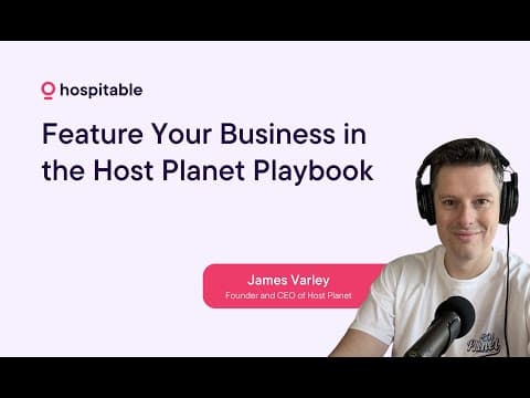 Feature Your Business in the Host Planet Playbook