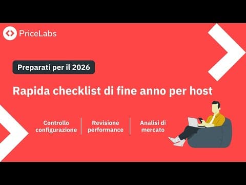 Preparati per il 2026: Rapida checklist di fine anno per host