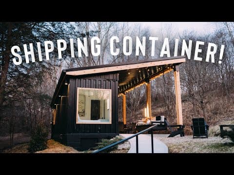 *COZY* SHIPPING CONTAINER AIRBNB FULL TOUR! | The Lily Pad