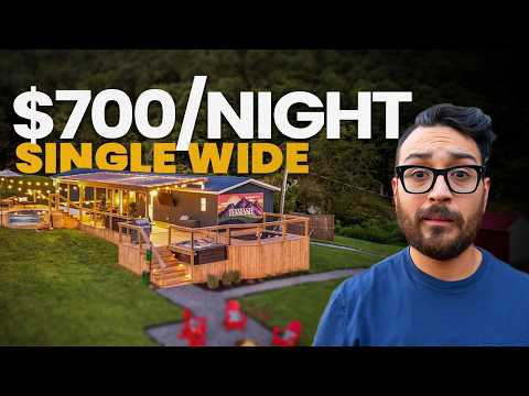 How this mobile home trailer makes $700/night on Airbnb...