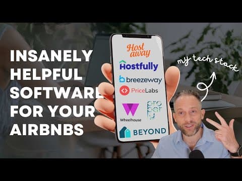 My Tech Stack REVEALED | Insanely Helpful Software For Airbnb | Tim Hubbard