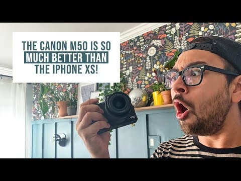I just got a Canon m50 and it's SO MUCH BETTER THAN AN IPHONE XS | Canon M50 Vlog & Mini-Tech Review