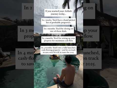 🚨 If you want to use STR to offset your W2 income this year — you need to start NOW