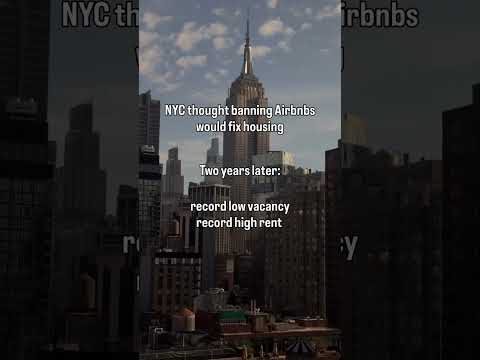 NYC thought banning Airbnbs would solve the housing crisis.