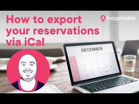 How to send your reservations to an external calendar via iCal