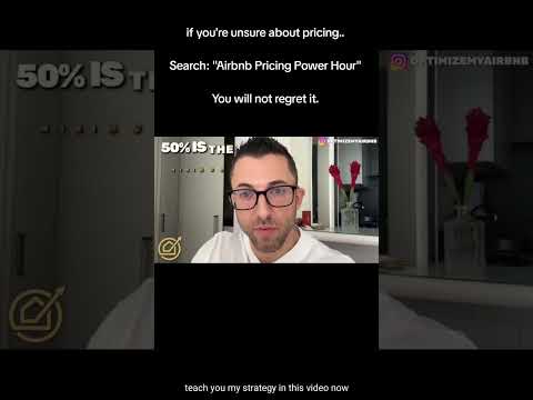 Former Airbnb employee teaches his pricing strategy on Wednesdays