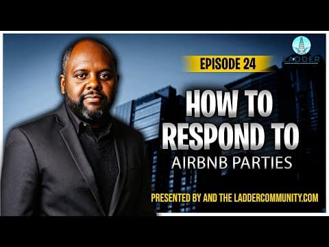Steps to take when an airbnb guest has a party