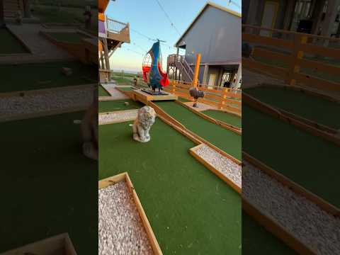 I built a mini golf course at my Airbnb!