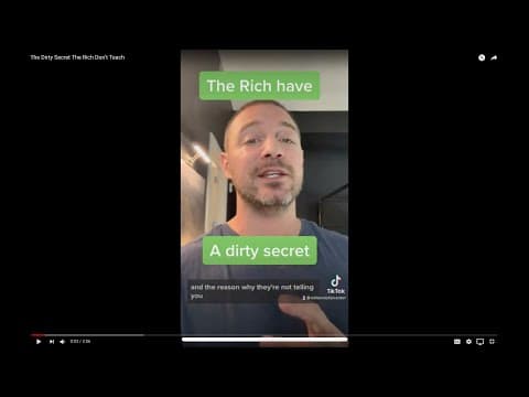 The Dirty Secret The Rich Don’t Teach