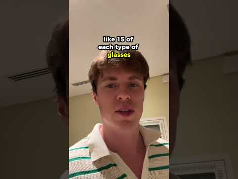 This is what happens when you don't buy enough glasses