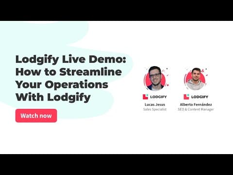 Lodgify Live Demo: How to Streamline Your Operations With Lodgify