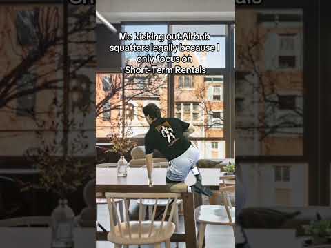 This is a joke, I don’t get physical 🤣 But I CAN legally get squatters removed from my Airbnb.