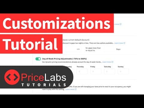 ALL PriceLabs Customizations Tutorial | 2025 UPDATED | Smart Pricing