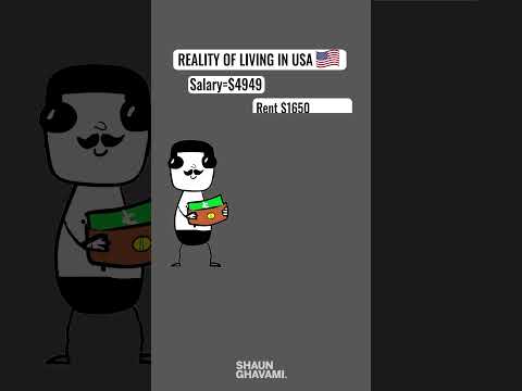 Monthly Savings Of An Avg American 👇 #costofliving #monthlybudget #savings