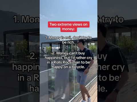 There's two views on money... #shorts