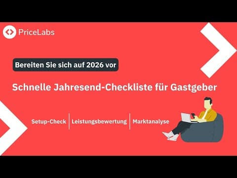 Bereiten Sie sich auf 2026 vor: Schnelle Jahresend-Checkliste für Gastgeber