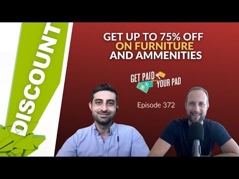 Get up to 75% discounts on furniture and ammenities (Ep372)