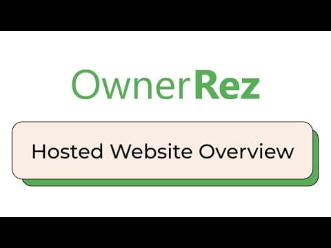 Hosted Website Overview