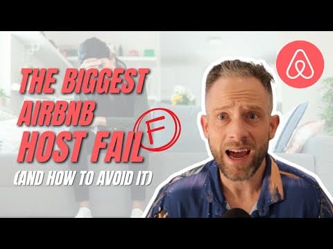 Biggest Airbnb Host Fail and How You Can Avoid It | Tim Hubbard