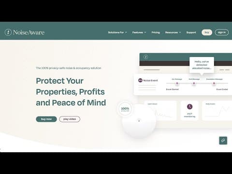 Vacation Rental Formula: Virtual Vendor Showcase - NoiseAware