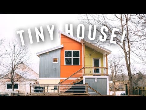 TINY HOUSE LOFT AIRBNB TOUR! | Eye Catching Studio Loft!