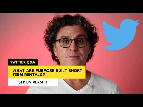 What are purpose-built short term rentals?