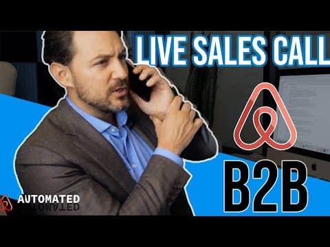 I'm Calling Businesses To Sell My Airbnbs - Live Airbnb Sales Training - Million Dollar Renter