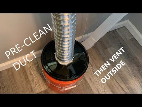 Cheap Dryer Vent Duct Pre-Cleaner Saves Money and Speeds Drying (Before Venting Outside)