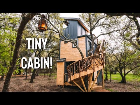 3 Story Tiny House! | The Acorn Treehouse Airbnb Tour!