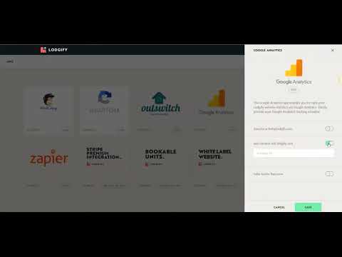 Website Builder - How to activate Google Analytics