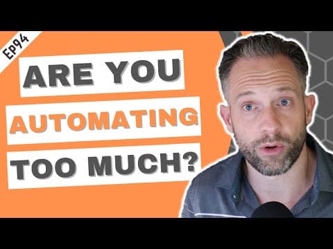 Are You Automating Too Much? | The STRR Podcast #94 | Tim Hubbard