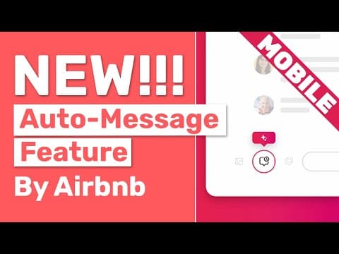 Tutorial Of New Airbnb Feature: Automated Messages On Mobile