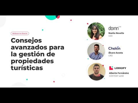 Webinar Lodgify: Consejos para la gestión de propiedades turísticas